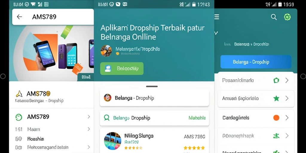 Tampilan antarmuka <strong>AMS789</strong> yang menarik dan mudah digunakan untuk belanja online.