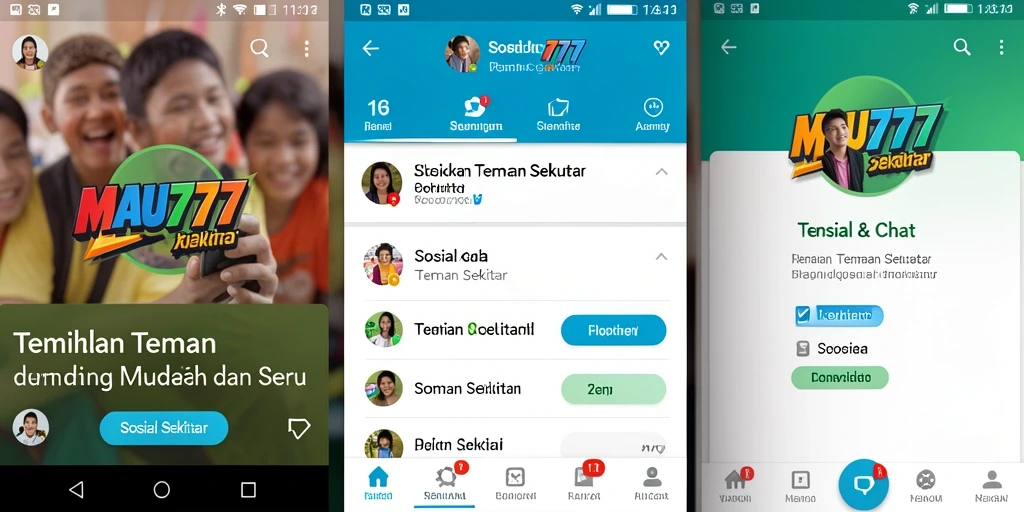 Antarmuka pengguna MAU777 yang ramah dan mudah dinavigasi.