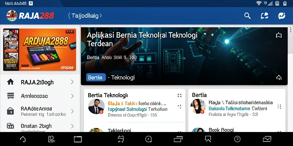 Tampilan antarmuka RAJA288 yang modern dan intuitif.