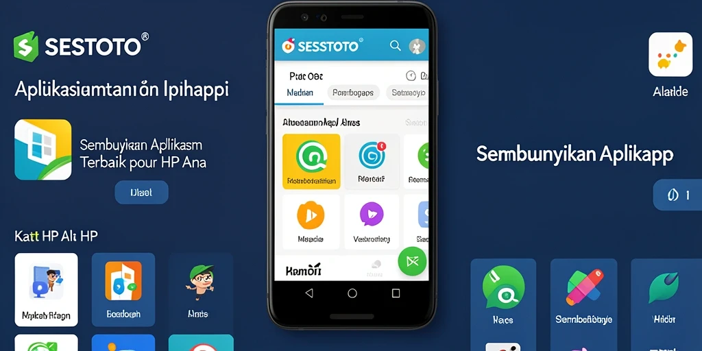 Tampilan antarmuka SESETOTO saat menyembunyikan aplikasi yang sensitif.